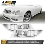 Clear Bumper Side Marker Lights Pair For 2000-2006 Mercedes Benz Class W215. Fixed Price $39.95.