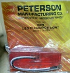 Peterson Led Red Clearance Light 169R. Fixed Price $15.00.