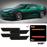 Fit 2010-2015 Chevy Camaro Laser Style Smoke Led Side Markers Lights Bumper. Fixed Price $33.99.