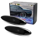 Dark Smoked Lens Rear Side Marker Lamp Housings For 1999-2004 Chevy C5 Corvette. Fixed Price $23.09.