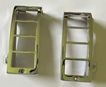 Buick Riviera 1963 64 Rear Bumper Back Up Bezels Chromed. Fixed Price $320.00.