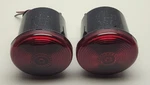 Nos Dietz 3- " Dia. Die-cast 2-STUD Tail Lights Pair Made In Usa. Fixed Price $60.00.