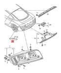 Genuine Audi R8 423 429 Side Marker Light 420945072. Fixed Price $43.57.