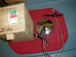 Nos Mopar 1975-76-77 Body Chrome Remote Round Mirror. Fixed Price $225.00.
