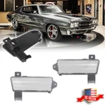 For 1970 Chevy Chevelle Camino Clear Front Fender Lower Side Marker Lights 2X. Fixed Price $39.99.