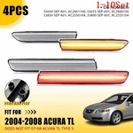 Clear Led Front+rear Side Marker Lights Lamps For 2004-2008 Acura Tl 1-10SET. Fixed Price $35.14.