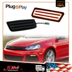 2X Smoke Amber Led Front Bumper Side Marker Signal Lights For 2010-14 Vw MK6 Tdi. Fixed Price $19.99.