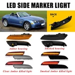For 2004-2008 Chrysler Smoked Crossfire Front & Rear Led Side Marker Lights 4PCS. Fixed Price $19.99.