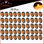 50X Amber 3/4'' Round Led Bullet Button Side Marker Lights Truck Trailer Bus 12V. Fixed Price $49.96.