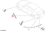 Genuine Bmw G70 740IX 750EX 760IX Rear Reflector Left 63149878997. Fixed Price $30.80.