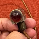 Rare Teleoptic Arrow Red Clear Faceted Fender Light Racine Wis. Fixed Price $55.00.