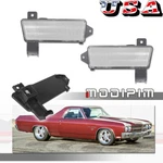 For 1970 Chevy Chevelle & Camino Front Lower Fender Clear Marker Lamps Lenses. Fixed Price $39.99.