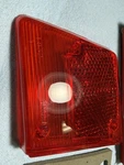 Triumph TR6 Left Rear Taillamp Red Reflector Lens Lucas 54579601 Nos L832. Fixed Price $50.00.