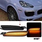Fit 2015-2018 Porsche Cayenne 958 Smoke Bumper Led Side Marker Turn Signal Lamps. Fixed Price $26.31.