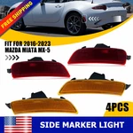 NA1J-51-5E0B For Mazda MX-5 2016-2023 4PCS Amber Red Rear Bumper Marker Lights. Fixed Price $24.69.