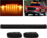 Nilight Led Cab Marker Lights 3 Pcs Smoked Amber -silverado/sierra 2007-2014. Fixed Price $67.25.