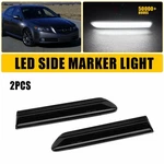 For 2004-07 08 Acura Tl Front Pair Side Marker Light Smoked Lens White Led Lamps. Fixed Price $18.99.