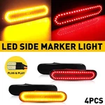 4PCS Auxito Rear Smoked Front Led Side Marker Lights For 37377 Honda Civic. Fixed Price $47.99.