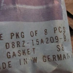 Nos 1978 1979 1980 Ford Fiesta Light Gasket D8RZ-15A209-B. Fixed Price $12.99.