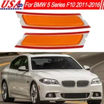 For Bmw 5 Series F10 2011-16 Front Bumper Reflector Amber Lens Side Marker Light. Fixed Price $23.74.