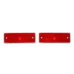 Pair Of Rear Lh & Rh Side Marker Light Assembly Trim Parts Fits El Camino A4898. Fixed Price $124.51.