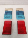 Nos Oem Pair 1968 Ford Galaxie 500 Rear Quarter Extension Reflectors Xl Ltd. Fixed Price $185.00.