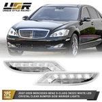 Clear White Led Bumper Side Marker Light Lamp For 07-09 Mercedes W221 S550 S600. Fixed Price $39.95.