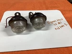 Pair Signal-stat 10 M1 Auto Early Backups Lamp Old Light Truck Glass Original. Fixed Price $79.95.