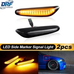 2X Black Lens Led Side Marker Turn Signal Lights For Bmw 3-SERIES E46 2002-2005. Fixed Price $16.14.