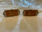 1968 1969 Chevy Rear Quarter Side Marker Amber Lights Lamps Lens Housing Pair. Fixed Price $27.43.