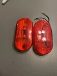 (2) Grote 9157 Oval Clearance/marker Lights - Red Out Of Box. Fixed Price $16.00.