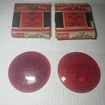 (2) Glass Reflective Tail Light Lens * T-359 Lynx Eye For Vintage Plymouth. Fixed Price $30.00.