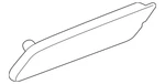 Genuine Porsche Side Marker Lamp 9Y0-945-071-B. Fixed Price $138.74.