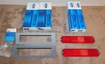 1968 Mustang Fastback Coupe Convertible Gt Shelby Nos Rear Side Reflector Bezels. Fixed Price $279.00.