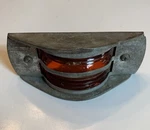 Do-ray Lamp Co. Side Marker Light With Amber Glass Lens Vintage Heavy Duty. Fixed Price $20.55.