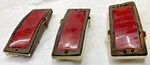 Lot Of 3 1970-1972 Chevelle Ss Side Markers Rear Quarter Panel Trim Lens Molding. Fixed Price $68.60.