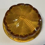 Vintage Cats Eye Old Amber Glass Light Lens Marker Clearance Travel Trailer Nos. Fixed Price $24.95.
