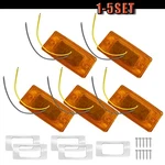 For Freightliner Xl Century Columbia Amber Led Raised Cab Roof Lights 5-25X. Fixed Price $64.66.