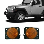 For 07-17 Jeep Wrangler Side Marker Light Fender Lamp With Bulb Pair Set. Fixed Price $43.95.