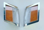 84-87 Chrome Turbo T-type Regal Front Marker Light Lens Set Gm #5974209 #5974210. Fixed Price $109.00.