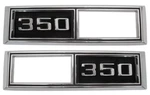 New Trim Parts Front Marker Light Bezel 350 Emblem Pair / For Listed Chevy 4522. Fixed Price $137.99.