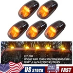 Amber Smoke Cab Roof Marker Lights For Dodge Ram 1500 2500 3500 4500 2003-2018. Fixed Price $27.54.