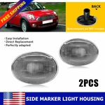 Pcs Clear Front Fender Side Marker Lights For 2007-2016 Mini Cooper New Auxito. Fixed Price $14.24.