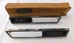 Nos Oem Ford 1969 Galaxie 500 Marker Lamp Bezels 390CI Fender Ornaments Emblems. Fixed Price $229.00.