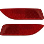 Pair Bumper Face Bar Reflectors Light Lamp Set Of 2 Rear Driver & Passenger Side. Fixed Price $32.72.