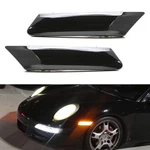 Smoked Lens Amber Led Side Marker Light Kit For Porsche 06-12 Cayman/boxster Etc. Fixed Price $43.09.