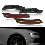 Smoke Led Strip Side Parking Marker Light Amber/red Fit For 16-21 Chevy Camaro. Fixed Price $28.49.