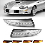 For Chevrolet Camaro 1993-2002 Dynamic Bumper Led Drl Turn Signal Parking Lamp. Fixed Price $110.00.