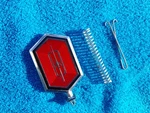 Nos Gm 1975-77 Cutlass Front Hood Ornament Emblem Red Rocket New Oldsmobile. Fixed Price $99.99.