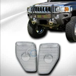 For 05/06-10 Hummer H3/H3T Chrome Side Marker Fender Reflector Lights Lamps Ks. Fixed Price $43.95.